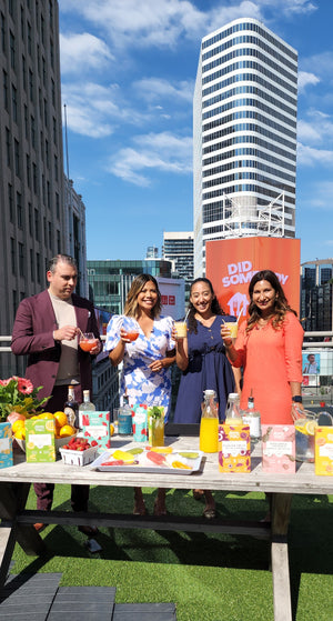 Combining Sobrii Cocktails and Happy Pops to make "Poptails" on Breakfast Television