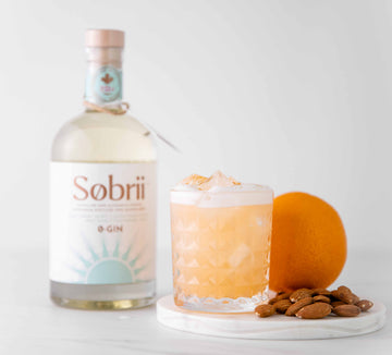 Almond Orange 0-Gin Sour