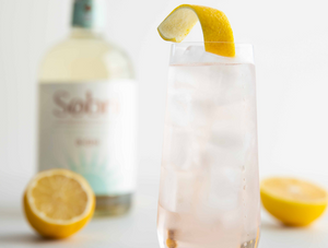 Pink 0-Gin Highball