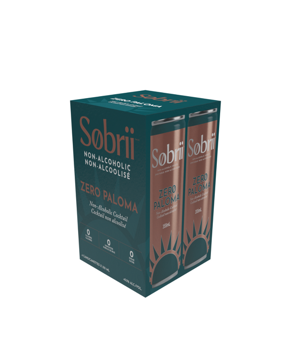 NEW Sobrii Zero Paloma 4 pack