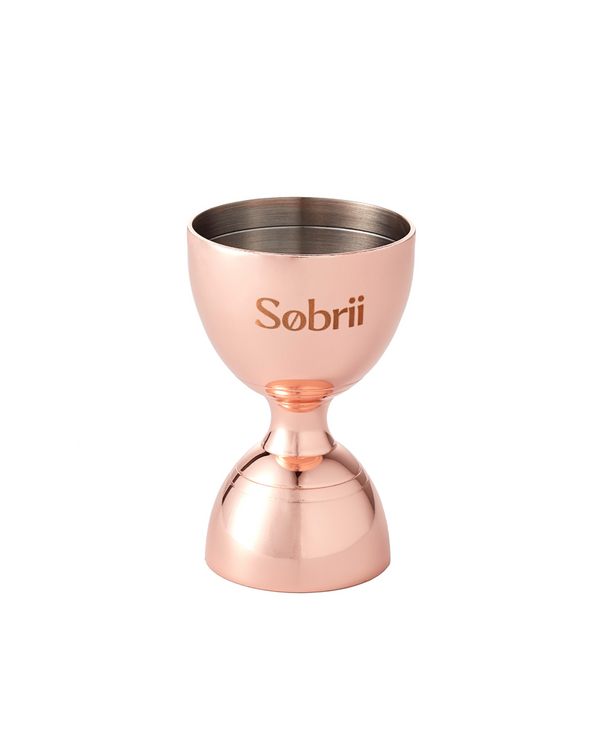 Sobrii Bell Jigger - Rose Gold