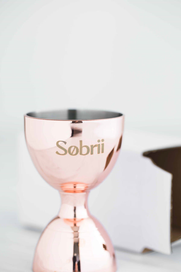 Sobrii Bell Jigger - Rose Gold