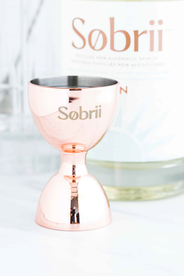 Sobrii Bell Jigger - Rose Gold