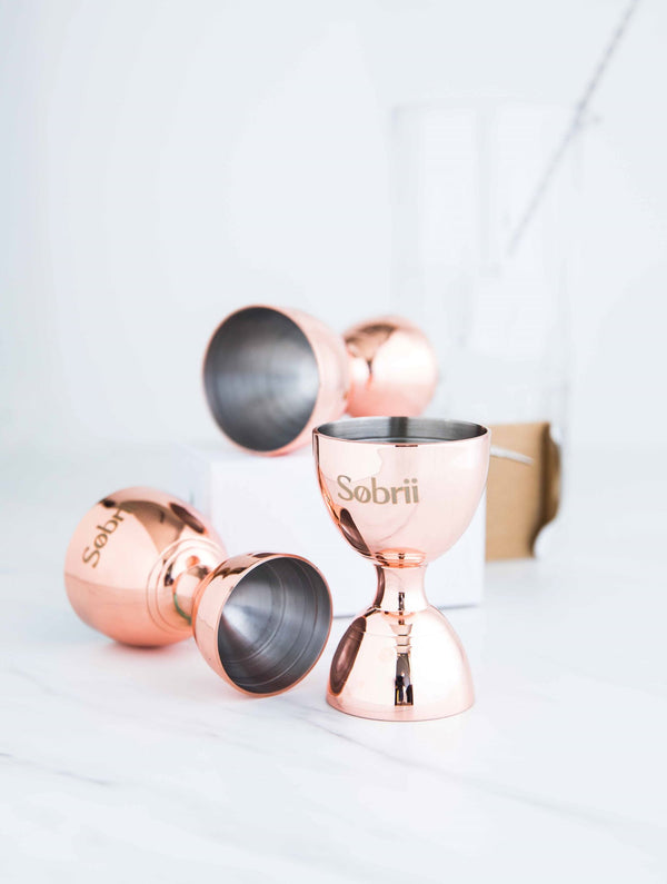 Sobrii Bell Jigger - Rose Gold